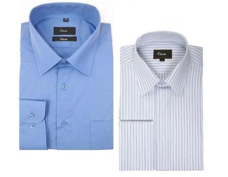 Formal Shirts Combo (plain + Striped)